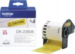 Brother DK-22606 kleeplint, 62 mm, kollane, 15 m