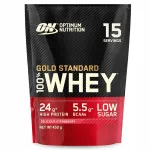 Valgukonditsioneer Optimum Nutrition GOLD, 450 g, maasika maitsega