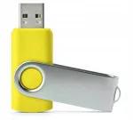 USB m&auml;lupulk 8GB Twister, kollane