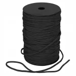 DOMINATOR Paracord k&ouml;is, nailon, 4 mm, must, kuni 250 kg, 1 m