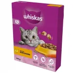 Kuiv kassitoit WHISKAS kanaga, 6 x 300 g