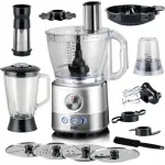X-1800-W k&ouml;&ouml;gikombain toidujahvataja, mahlapress, hakkija, blender
