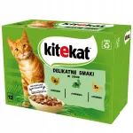 KITEKAT konserveeritud kassitoit j&auml;nese, kalkuni ja linnulihaga kastmes, 12 x 85 g
