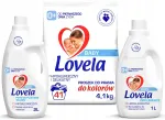 Komplekt: Lovela Baby pesupulber 4,1 kg, plekieemaldaja ja loputusvedelik, 41 pesukorda