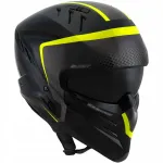 Mootorratta kiiver SUOMY ARMOR CREW must/kollane, suurus L, K6AM0001.5