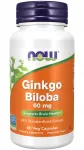 Toidulisand NOW FOODS Ginkgo Biloba ekstrakt 60 mg, 60 kapslit