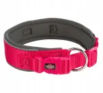 Koerakaelarihm Trixie, fuksia/hall, M-L, 40&ndash;48 cm, 40 mm