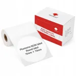 &Uuml;mmargused liimitavad sildid Phomemo M200/M220/M221, termilised valged, 70 mm