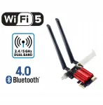 Sisene v&otilde;rgukaart WiFi 5 1200ac, 2,4/5 GHz, Bluetooth 4.0