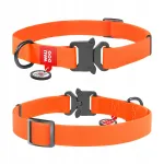 WAU DOG veekindel PVC koera kaelarihm, XL, 2,5 x 38&ndash;58 cm, oranž