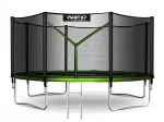 Laste batuut kaitsev&otilde;rguga NEOSPORT, 374 cm (12 ft), v&auml;litingimusteks