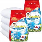 Pesupulber Eskimos White plekieemaldajaga, 2 x 3 kg, 2 x 60 pesukorda