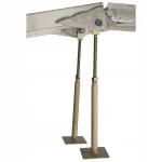Kokkupandav alumiiniumist ramp tugijalaga Q-TECH AR07