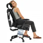 Ergonoomiline b&uuml;rootool SitPro, must
