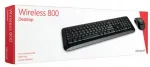 Traadita klaviatuur ja hiir Microsoft Wireless Desktop 800, AZERTY, prantsuse