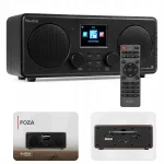 Raadiovastuv&otilde;tja Audizio Foza DAB+ FM interneti, BT, USB, WiFi, must