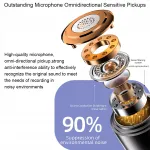 Juhtmevaba 2,4G mikrofon, professionaalne rinnamikrofon MICS Dual Cyf