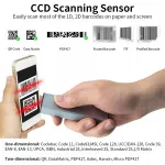 Triipkoodilugeja 2D 1D QR 3-&uuml;hes BT ja 2,4GHz traadita V8