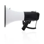 Megafon Nedis, 1500 m, salvestusfunktsioon, 120 dB, must/valge