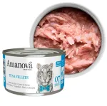 AMANOVA 07 m&auml;rg kassitoit tuunikala fileega puljongis, 70 g