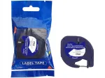 Isekleepuv lint Dymo LT 12267, 12 mm x 4 m, must tekst, l&auml;bipaistev, asenduseks