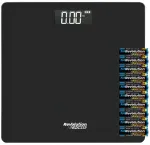 Elektroonilised kaalud mustad, 180 kg, AAA patareidega