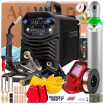 Keevitusmasin SPARTUS EASYMIG 210 PULSE, 230V, 200A, MMA, TIG, 2 rulli