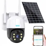 V&auml;ljas p&auml;ikeseenergia kaamera 3 MP HD Wi-Fi-ga, p&ouml;&ouml;ratav