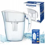 Aquaphor Real 2,9L valge veefilter-kann filtriga Aquaphor B15