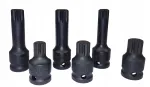Kruvikeerajate otsikute komplekt, 1/2'', M14, M16, M18, l&uuml;hikesed 45 mm, pikad 78 mm