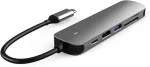 MMOBIEL USB-C jagaja 6-&uuml;hes, HDMI 4K, USB-A, SD/TF pesad