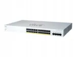 Cisco CBS220-24P-4G v&otilde;rgul&uuml;liti, 24 PoE pordi, 4 Gigabit SFP, 1U