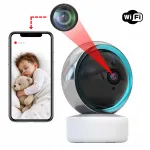 Sise WiFi kaamera TUYA, 3MP, Full HD, &ouml;&ouml;n&auml;gemisega, p&ouml;&ouml;ratav