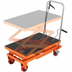 H&uuml;drauliline laud VEVOR, 150 kg, ratastega
