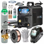 SPARTUS EASY MIG 217DP poolautomaatne keevitusaparaat LCD-ga, uus versioon