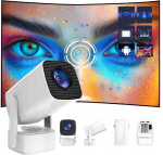 Projektor HY300 Ultra WiFi 4K mini kaasaskantav Android TV k&otilde;lariga