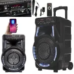 Kaasaskantav Bluetooth k&otilde;lar mikrofoniga Manta SPK5033, must, 40 W