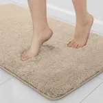 Vannitoa vaip DarianA Comfort 60x100 cm hele liivakarva, libisemiskindel