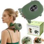 Kaela ja selja massager BIONIC LCD-ekraani, soojenduse ja 4D akupressuuriga