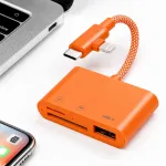 USB-C Micro SD/TF kaardilugeja adapter