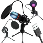 USB RGB mikrofon &uuml;lekanneteks ja salvestamiseks