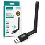 Traadita USB v&otilde;rgukaart ABGNAC AC600, 600Mbps, kahe sagedusribaga