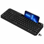 Juhtmevaba ergonoomiline Bluetooth 2.4G klaviatuur arvutile