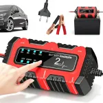 Automaatne aku laadija LCD-ga, 12V 2A