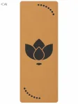 Joogamatt tr&uuml;kiga LOTUS ORBIT, 61x183 cm, kork