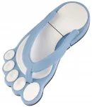 USB m&auml;lupulk 4GB Tracer Slippers, USB 2.0, sinine