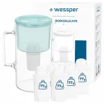 Klaasist kann Wessper D2, 3 l, 6 AquaClassic filtriga