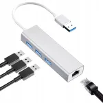 USB hub LAN (RJ45) ja 3 USB 3.0 pesaga, sobib Apple Mac s&uuml;learvutitele