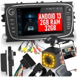 Ford Mondeo MK4, Focus MK2/MK3, Galaxy, S-Max auto raadio GPS ja Androidiga