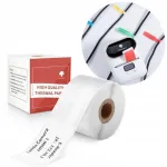 Phomemo M110 isetermilised kleepsud kaablitele, 25x38 mm + 40x90 mm